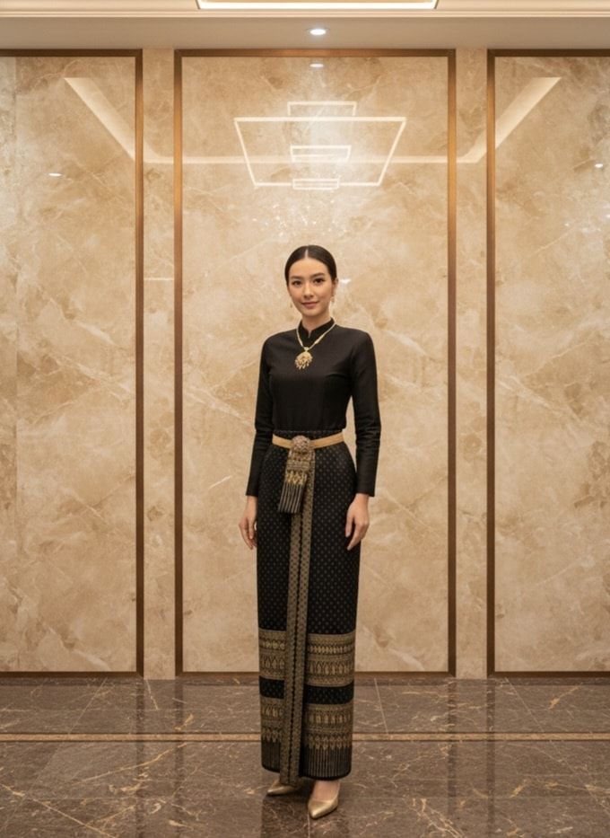 รีวิวลูกค้า ลดา ซิลค์ ชุดไทยผ้าไหม รูปที่ 1